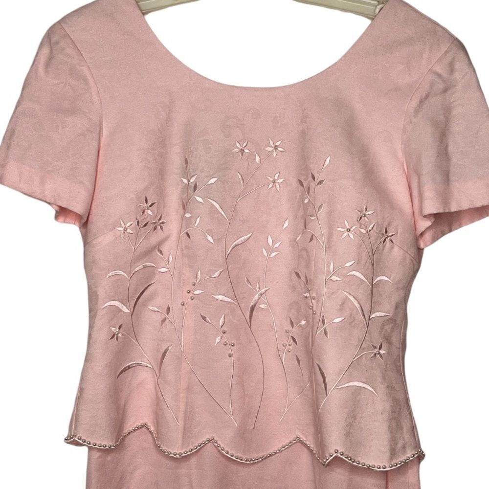 Vintage Karin Stevens Petites Pink Dress‎ - Picture 2 of 8